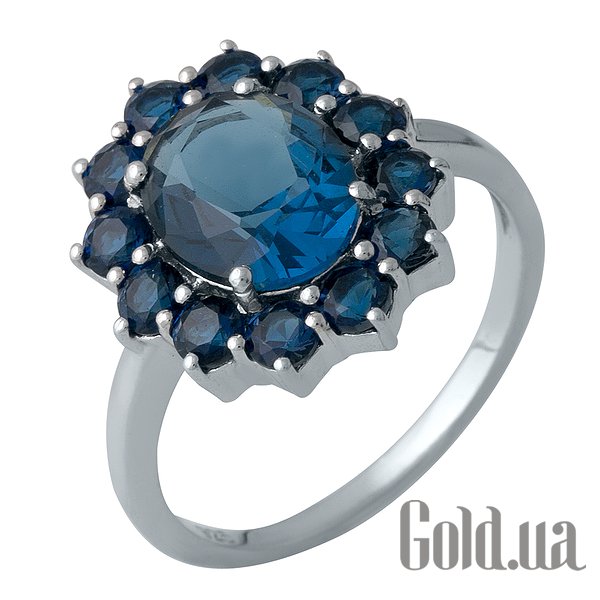 

Женские кольца Fresh Jewelry, Женское серебряное кольцо с синт. сапфирами, 19