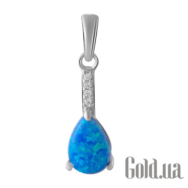 

Женские кулоны Fresh Jewelry, Серебряный кулон с куб. циркониями и опалом