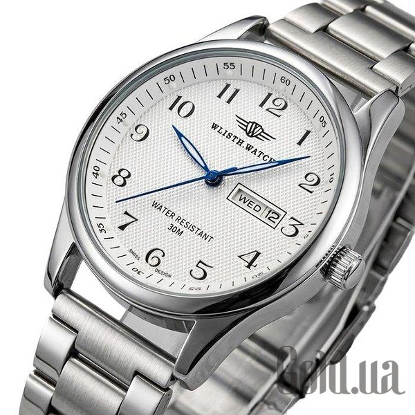 Hemsut Чоловічий годинник Standart Silver Metal 3961 bt3961 – зображення 2