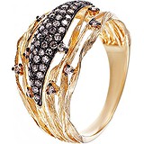 Женское золотое кольцо с бриллиантами, 1646563