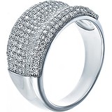 Женское серебряное кольцо с куб. циркониями, 1670371