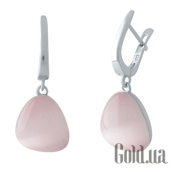 

Серьги с подвесками Fresh Jewelry, Серебряные серьги с кошачьим глазом