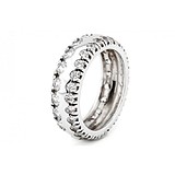 Золота обручка з куб. цирконіями, 1698275