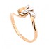Женское золотое кольцо с бриллиантом - фото 3