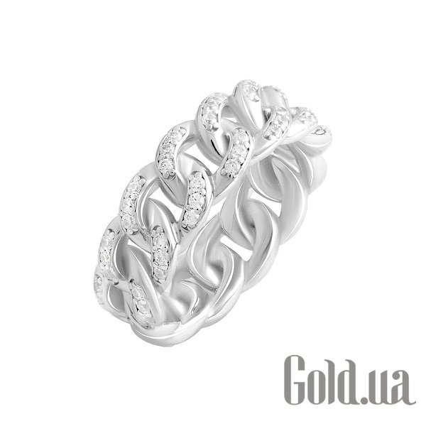 

Женские кольца Fresh Jewelry, Женское серебряное кольцо с куб. циркониями, 17