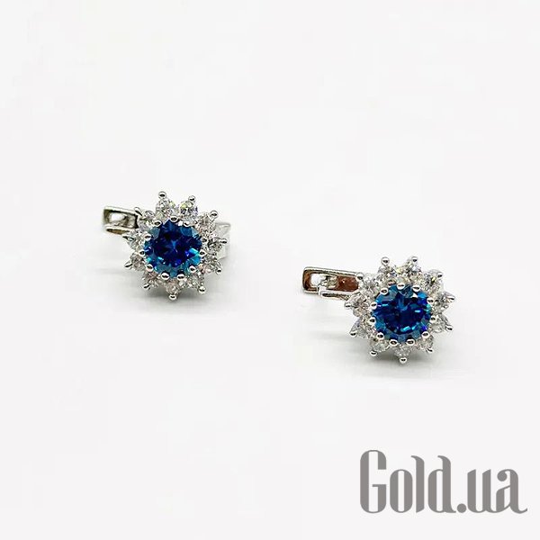 

Серьги Silvex925, Серебряные серьги с куб. циркониями