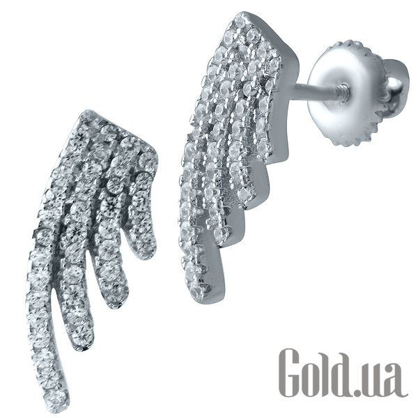 

Серьги-гвоздики Fresh Jewelry, Серебряные серьги с куб. циркониями