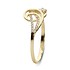 Женское золотое кольцо с куб. циркониями - фото 4