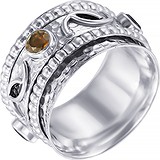 Женское серебряное кольцо с цитринами, 1676516