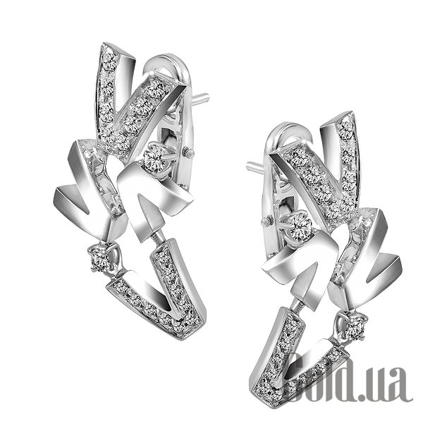 

Серьги Versace, Золотые серьги с бриллиантами