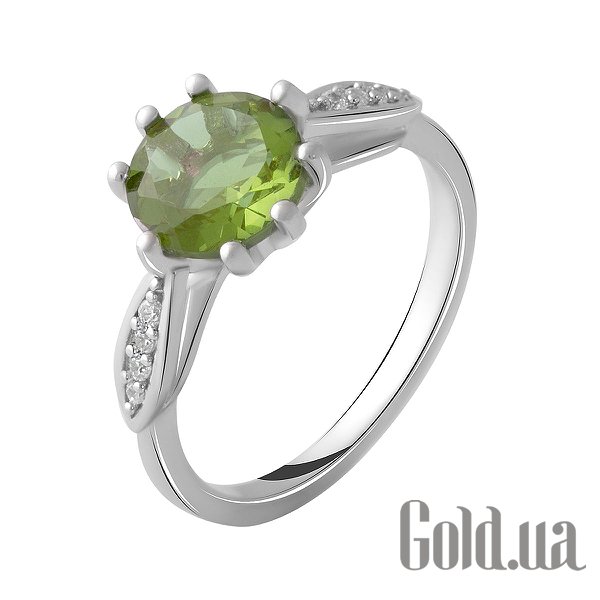 

Женские кольца Fresh Jewelry, Женское серебряное кольцо с куб. циркониями и султанитом, 18