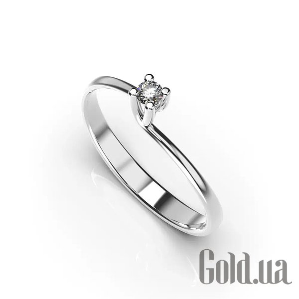 

Кольцо Украина, Золотое кольцо с бриллиантом, 16.5