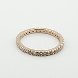 Золотое обручальное кольцо с бриллиантами, 1782756