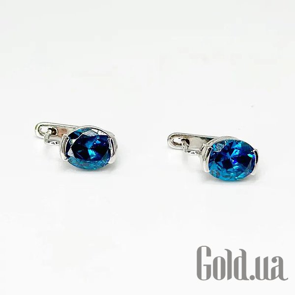 

Серьги Silvex925, Серебряные серьги с куб. циркониями