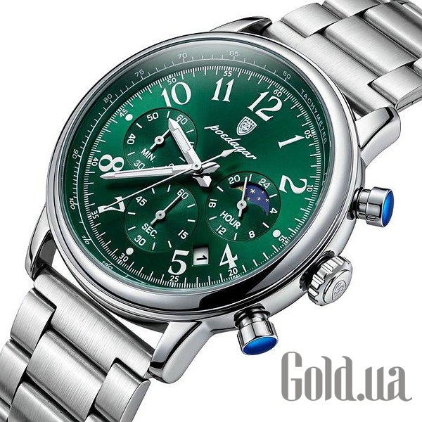 Poedagar Чоловічий годинник City Silver Metal 3964 bt3964