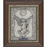Икона "Ангел Хранитель №3" (плакетка), 067812