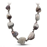 Silver Wings Срібне кольє з агатами, 1621733