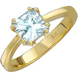 Женское золотое кольцо с топазом, 1654245
