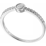 Женское серебряное кольцо с куб. циркониями, 1668837