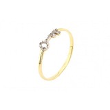Женское золотое кольцо с бриллиантами, 1699557