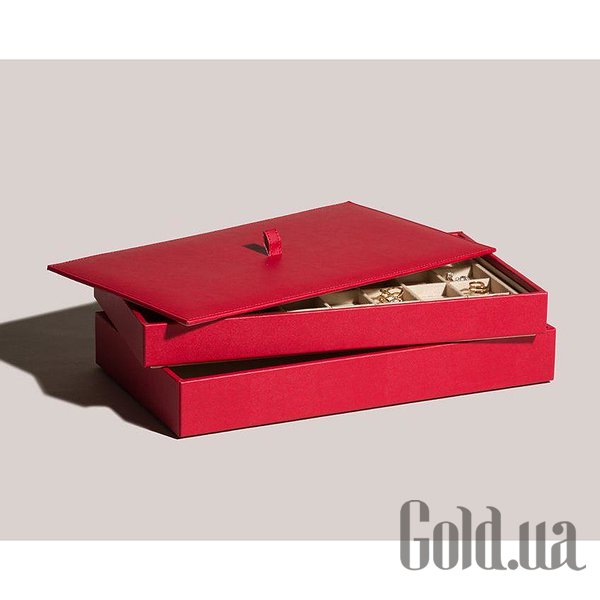 Шкатулка Wolf Шкатулка для прикрас Vault 2 Deep Tray Red 435072