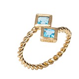 Женское золотое кольцо с топазами, 1722853
