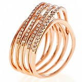 Женское золотое кольцо с бриллиантами, 1765093