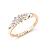 Женское золотое кольцо с бриллиантами, 1783269