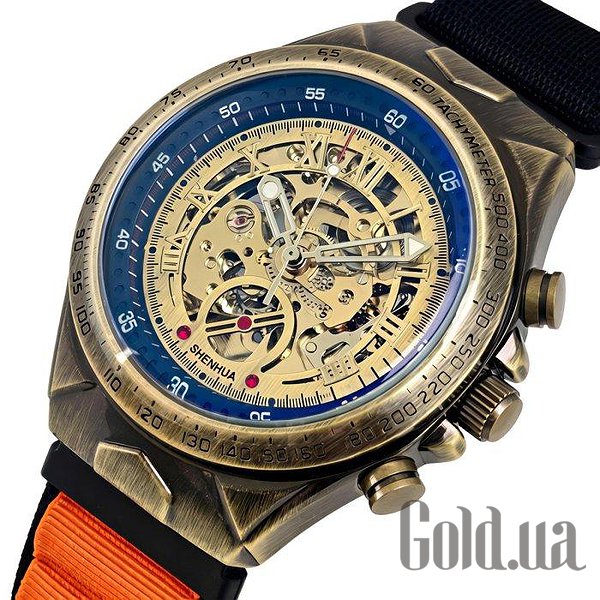 Winner Чоловічий годинник Status New Orange Black 3960 bt3960