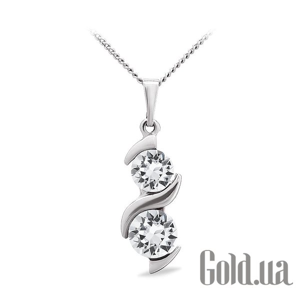 

Женские колье и кулоны Kobi, Стальной, Кулон с цепочкой с кристаллами Swarovski