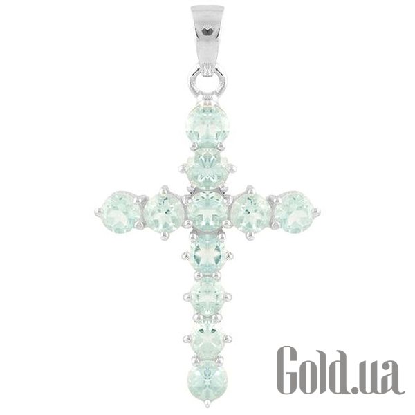 

Кулон-крестик Fresh Jewelry, Серебряный кулон с топазами