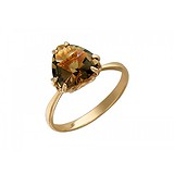 Женское золотое кольцо с раухтопазом, 1617638