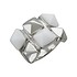 Женское серебряное кольцо с агатами - фото 1