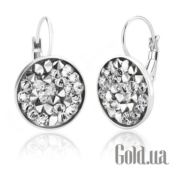 

Серьги Kobi, Стальной, Серьги с кристаллами Swarovski