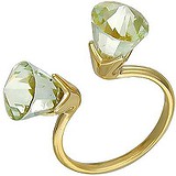 Женское золотое кольцо с празиолитами, 1654246