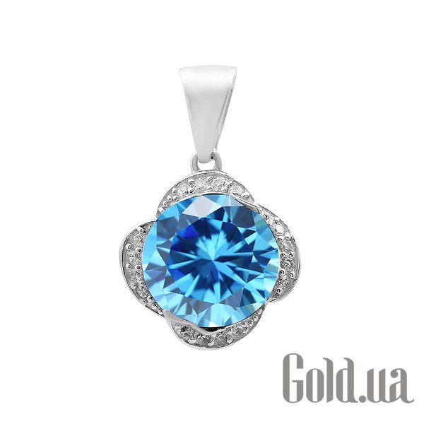 

Женские кулоны Lurie Jewelry, Серебряный кулон с куб. циркониями