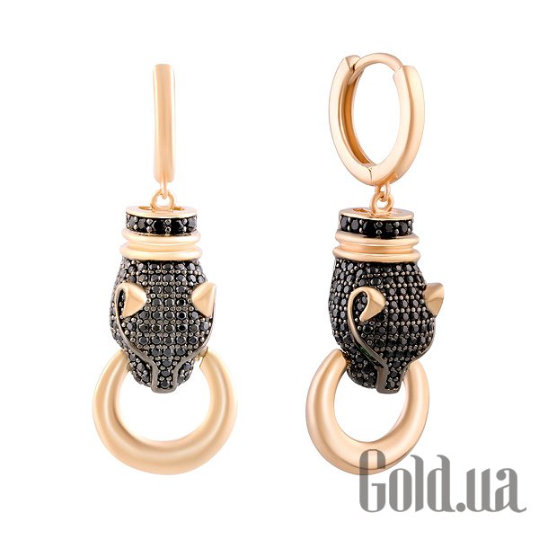 

Серьги с подвесками Fresh Jewelry, Золотые серьги с куб. циркониями