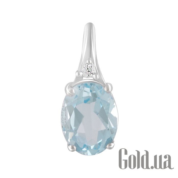 

Женские кулоны Fresh Jewelry, Серебряный кулон с куб. цирконием и топазом