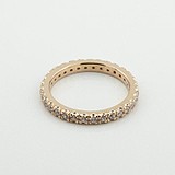 Золотое обручальное кольцо с бриллиантами, 1782758