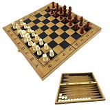 Duke Игровой набор 3 в 1 нарды, шахматы, шашки DN36040, 1792486