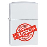 Zippo Зажигалка Zippo Guaranteed White Matte 29547, 1528551