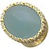 Женское золотое кольцо с бриллиантами и аквамарином - фото 1