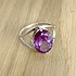 Женское серебряное кольцо с александритом - фото 3