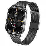 UWatch Смарт часы Smart Evolution Steel Black 2583, 1756647