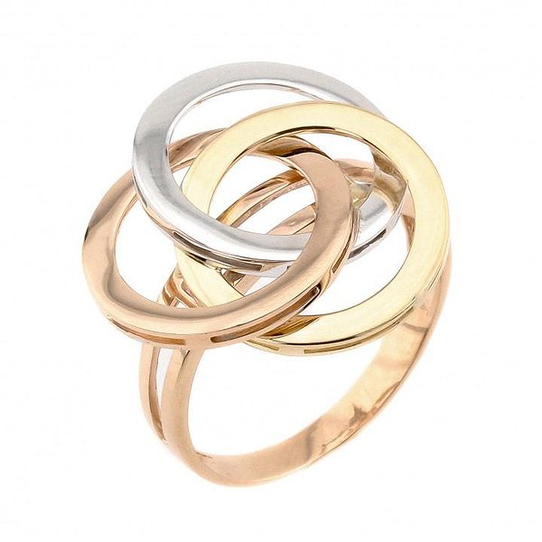 Жіноча золота каблучка