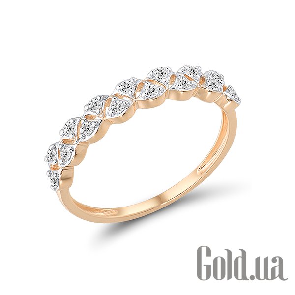 

Кольцо Lurie Jewelry, Женское золотое кольцо с бриллиантами, 17.5