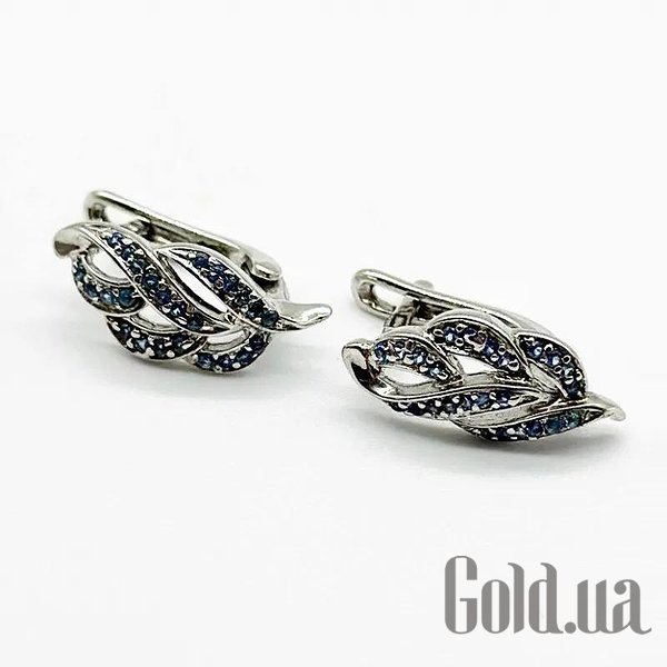 

Серьги Silvex925, Серебряные серьги с куб. циркониями