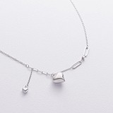 Срібне кольє