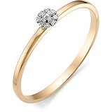 Золотое кольцо с бриллиантами, 1553640