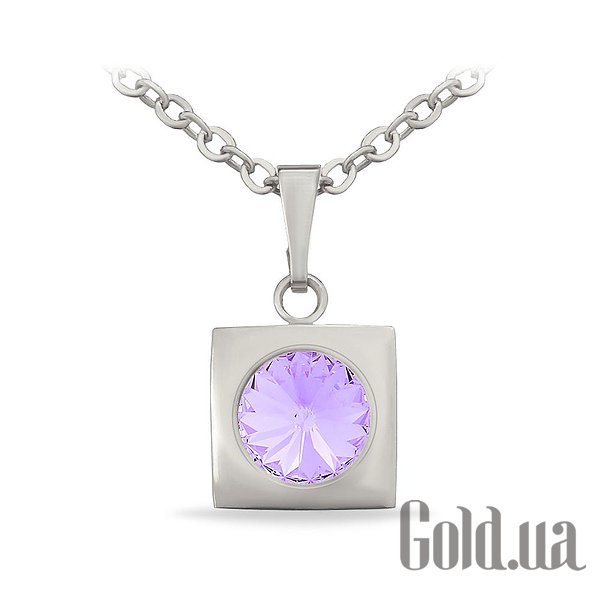 

Женские колье и кулоны Kobi, Стальной, Кулон с цепочкой с кристаллом Swarovski
